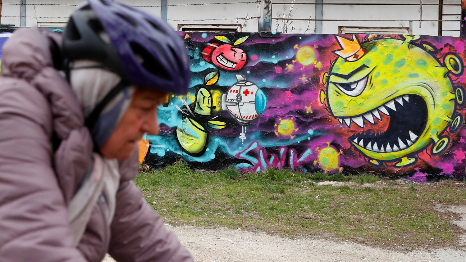 Covid как искусство: граффити с коронавирусом со всего мира