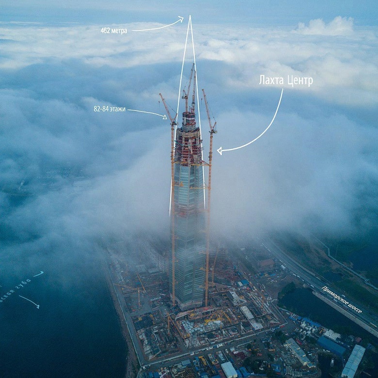 В Петербурге могут построить второй самый высокий небоскреб в Европе