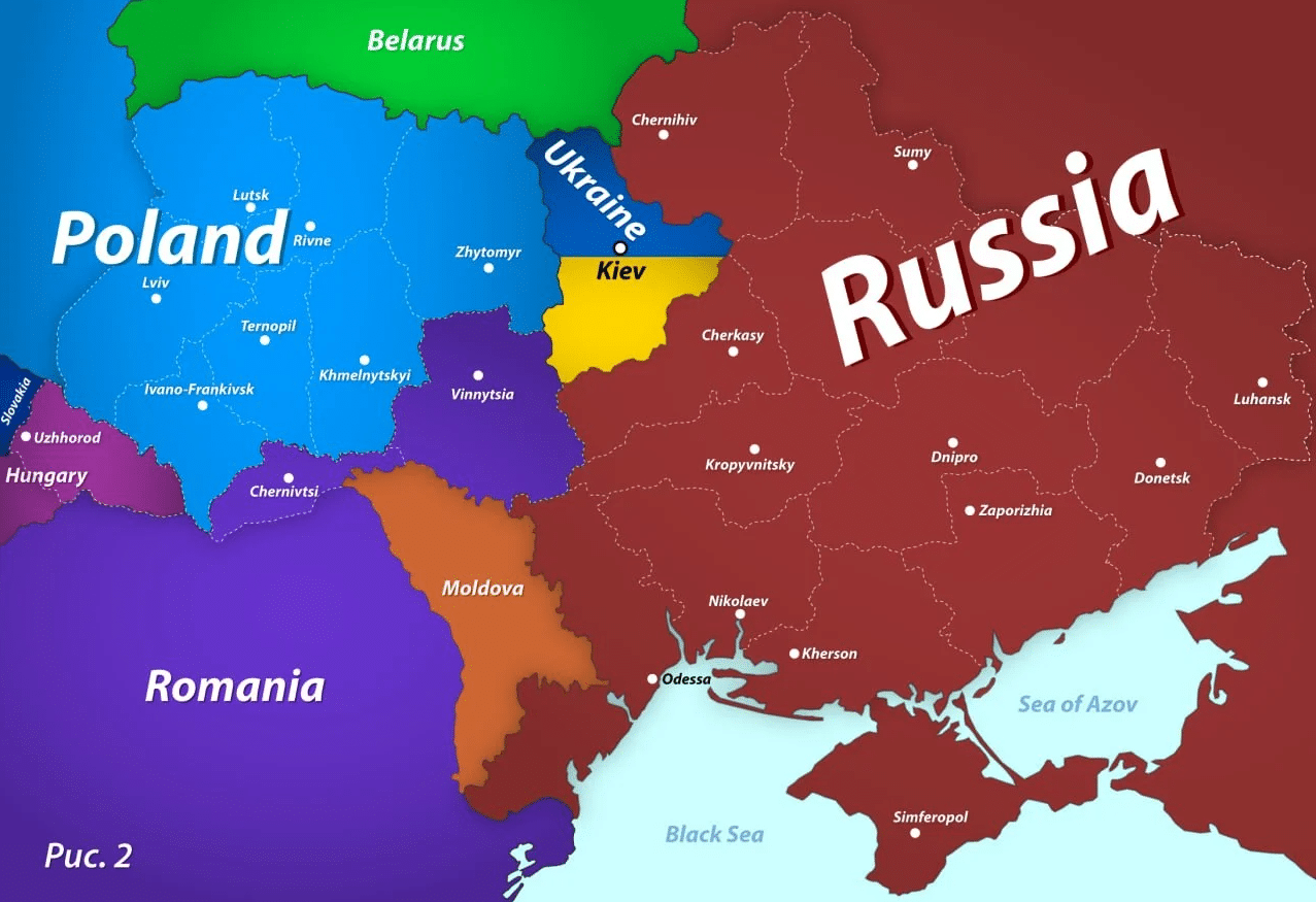 В МИД Румынии отреагировали на карту Медведева с мечтами о разделе Украины