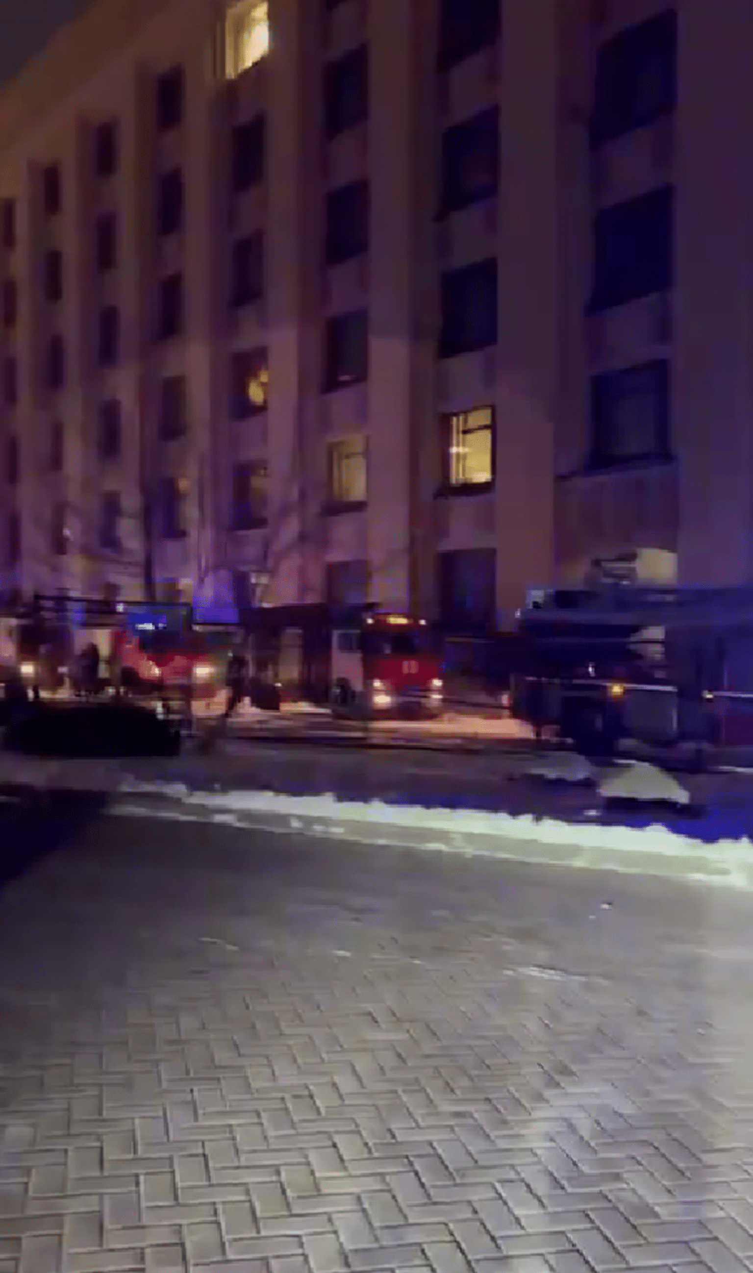 В здании МИД России в Москве произошел пожар