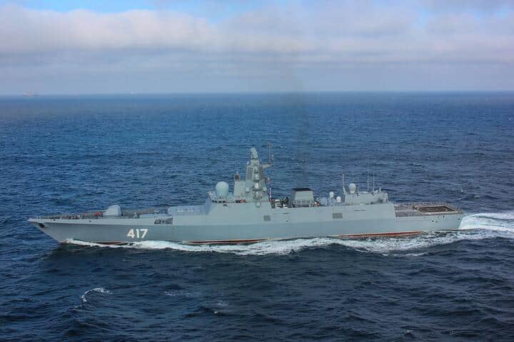 Российский фрегат «Адмирал Горшков» с гиперзвуковыми ракетами «Циркон» на борту заступил на боевое дежурство