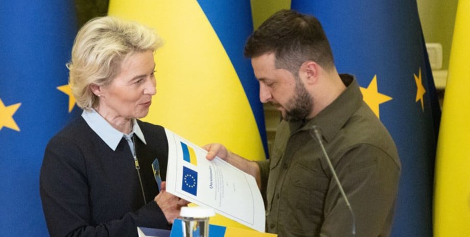 Урсула фон дер Ляйен пообещала Украине членство в ЕС