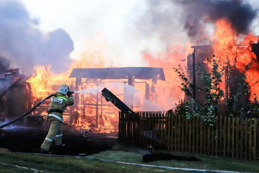 Последствия пожаров в Курганской области. Фоторепортаж
