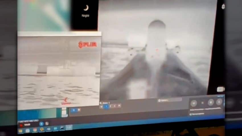 Украинские спецслужбы передали CNN кадры атаки Крымского моста морскими дронами — видео