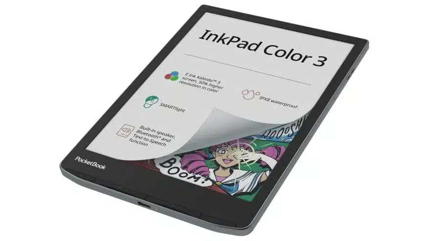 Все изменения в экране: представлена цветная электронная книга PocketBook InkPad Color 3 с дисплеем E-Ink Kaleido 3