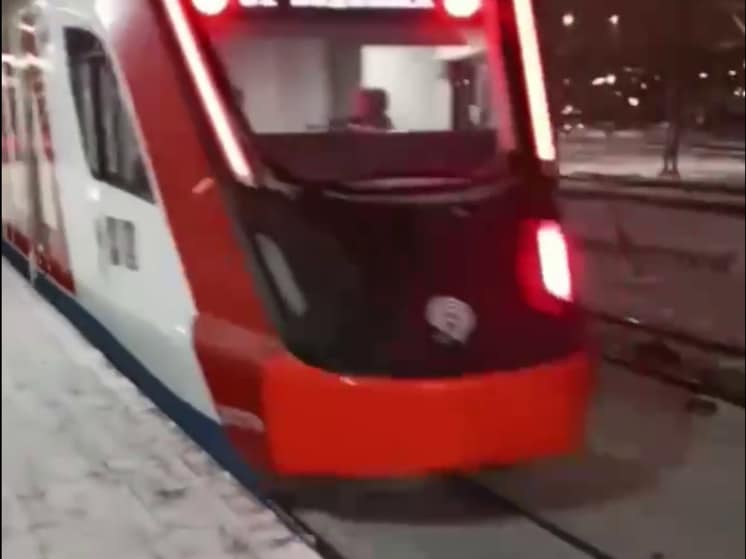 Поезд насмерть сбил трех человек на станции МЦД "Рижская" — видео