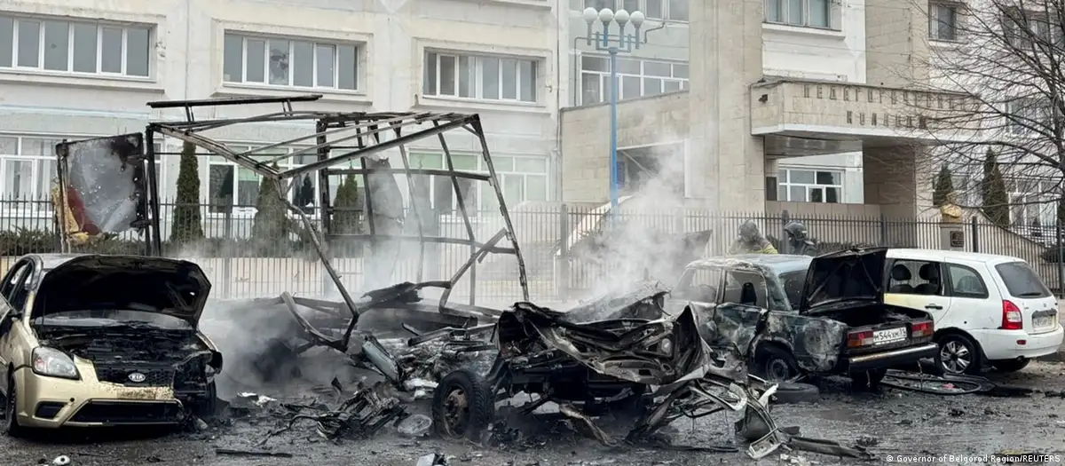 Последствия взрыва в Белгороде 16 марта
