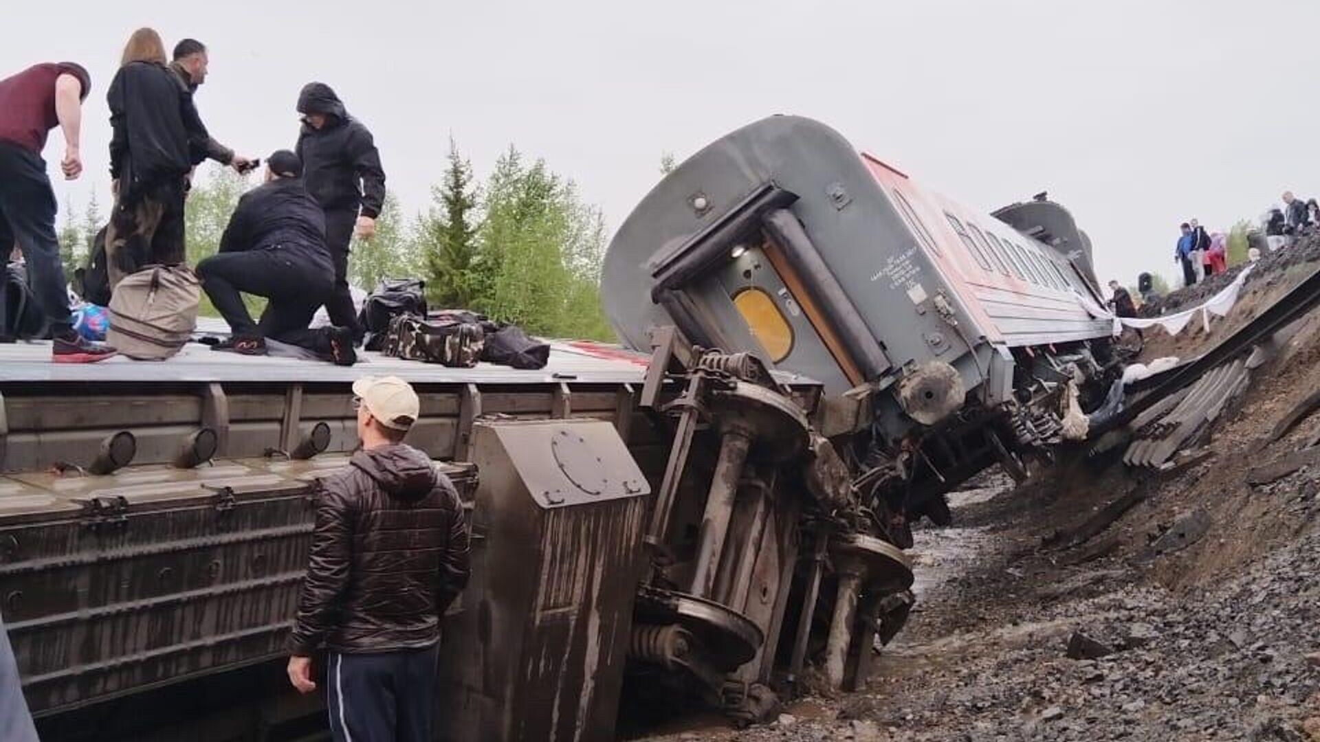 Детали железнодорожной аварии в Коми