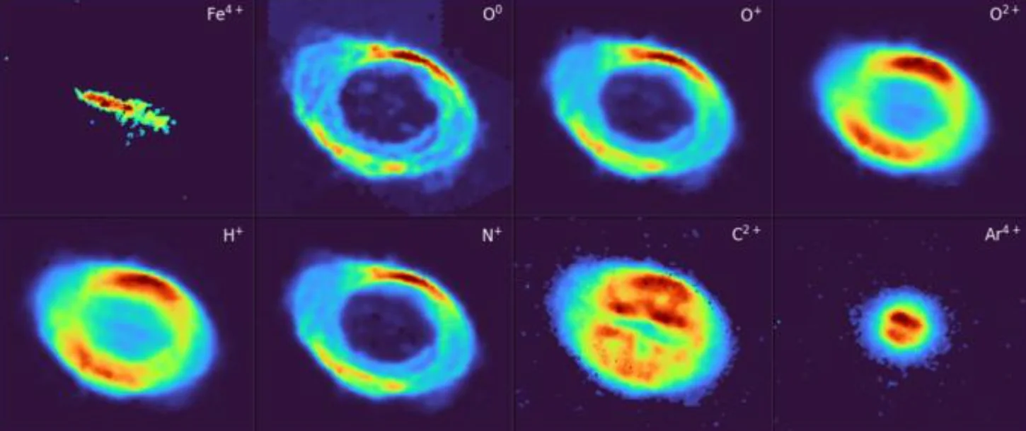 В Кольцевой туманности нашли массивную железную полосу