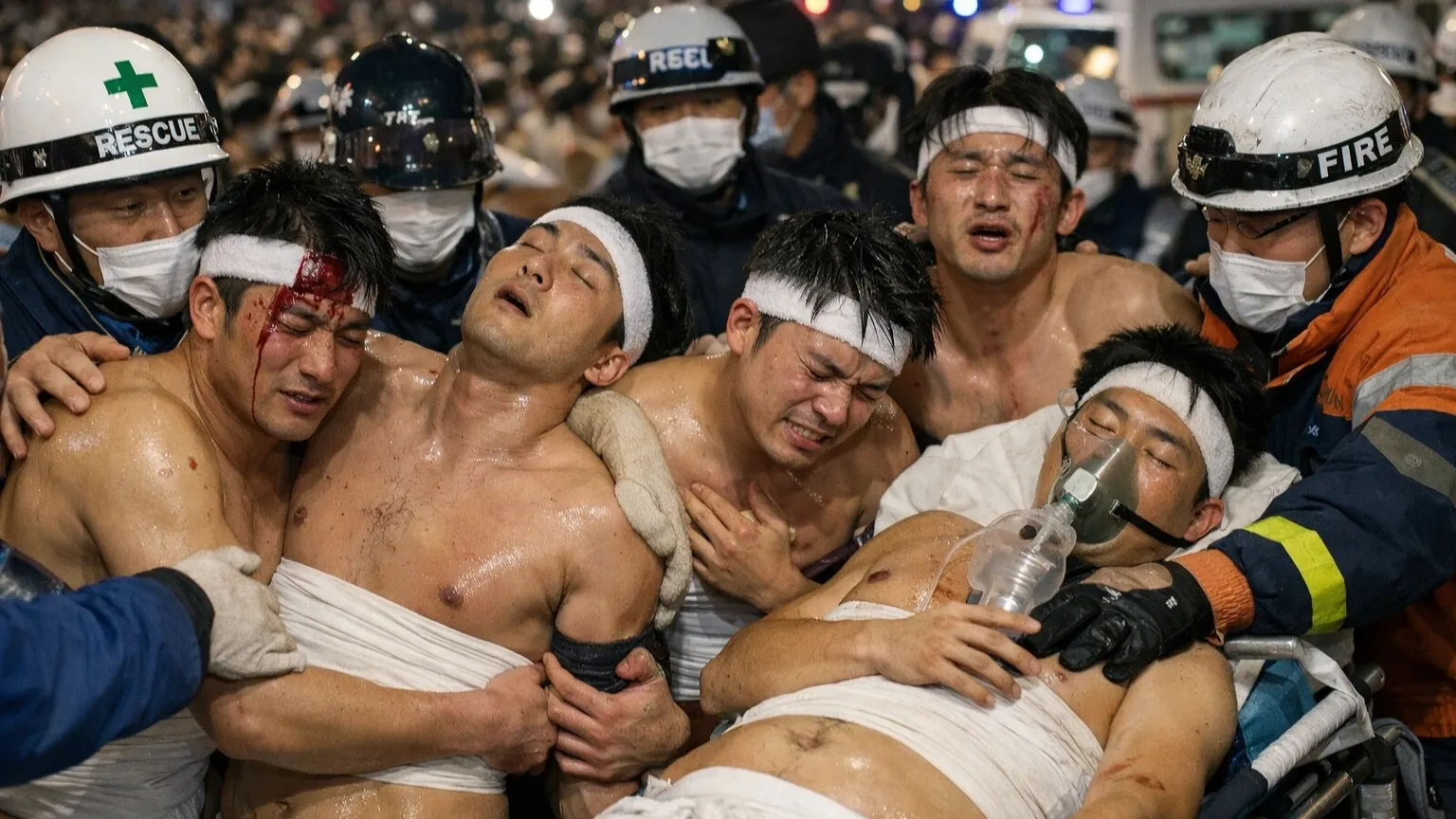 «Голый фестиваль» в Японии: 10 тысяч и шестеро пострадавших