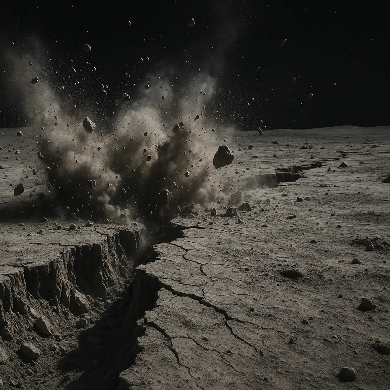 Луна трещит по швам: новые источники лунотрясений