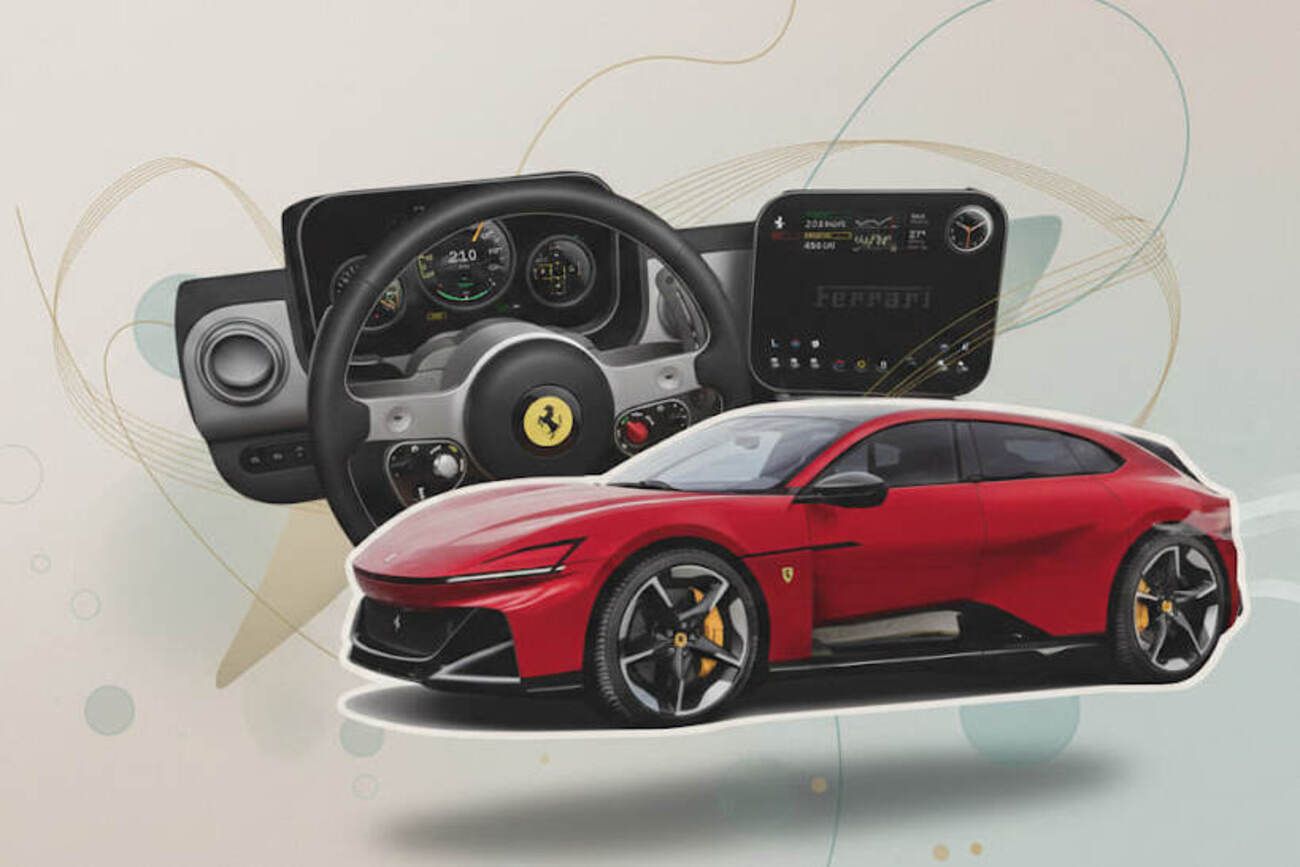 Ferrari показала интерьер электромобиля Luce