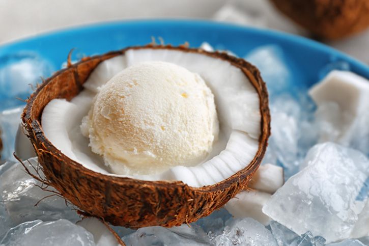 Înghețată vegană de cocos