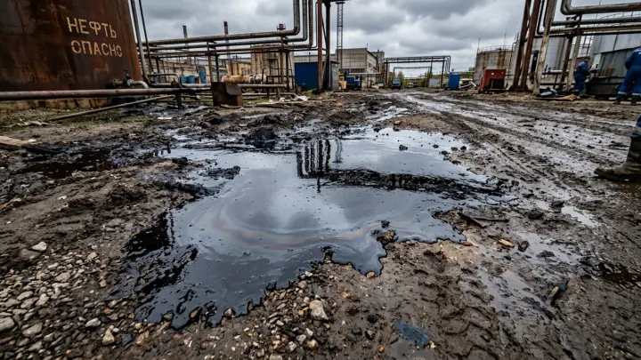 Қала үстіндегі мұнай көлеңкесі: Туапсе қара жаңбырдың астында тұншығып қалды