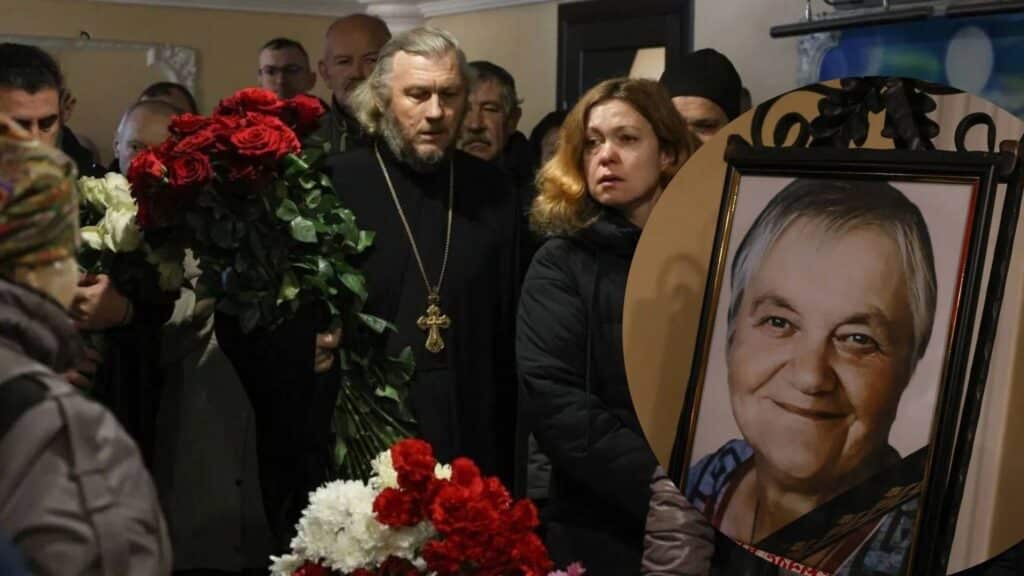 Înmormântarea Nataliei Khodemchuk