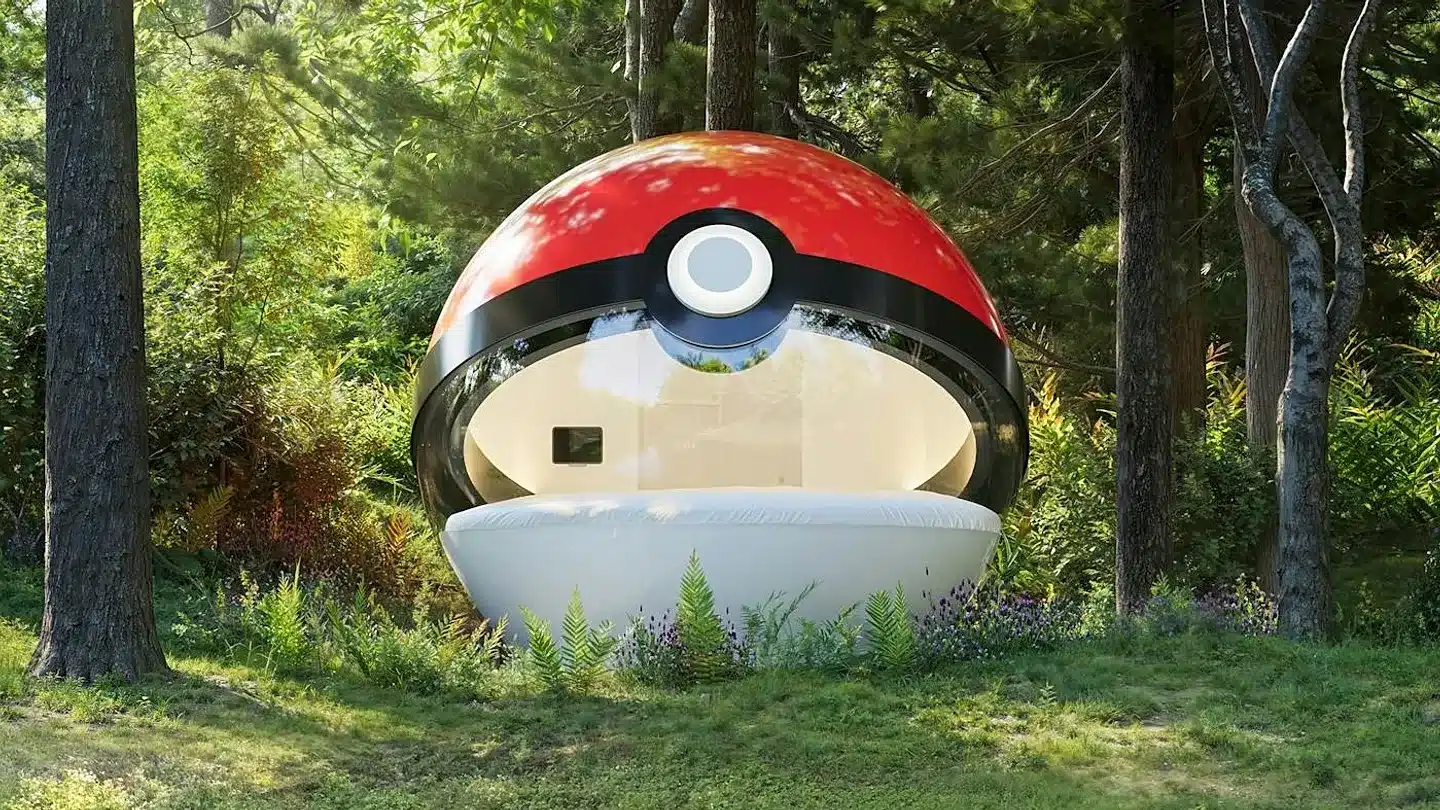 Легендарный покебол стал реальным отелем: франшиза Pokémon представила уникальный объект на Хоккайдо