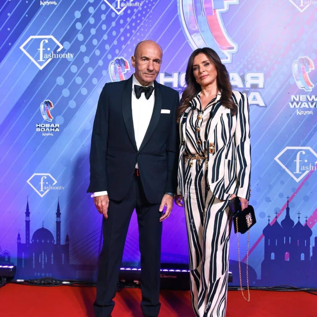 იგორ კრუტოი მეუღლესთან ერთად