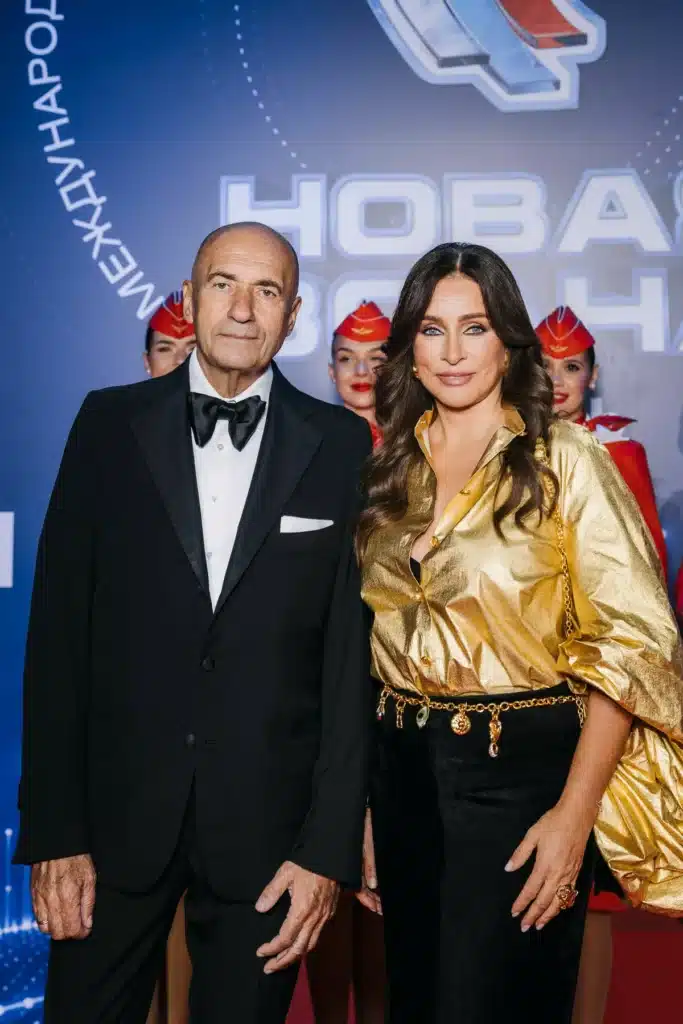 იგორ კრუტოი მეუღლესთან ერთად