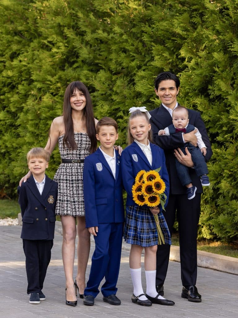 Lerchek cu familia sa