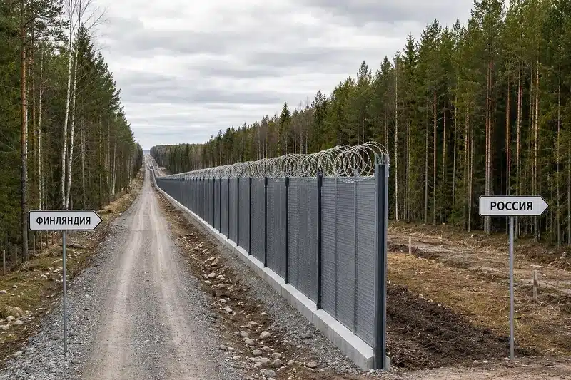 Финляндия завершила строительство заграждения на границе с Россией и планирует новые меры безопасности
