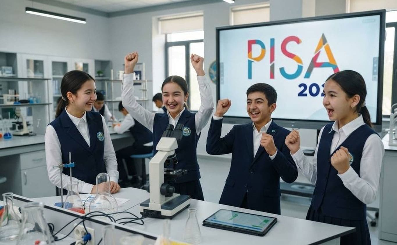 Результаты PISA-2025: резкий рывок Узбекистана в науке на фоне глобального спада